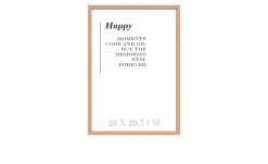 Holz-Bilderrahmen Happy 21 x 30 cm