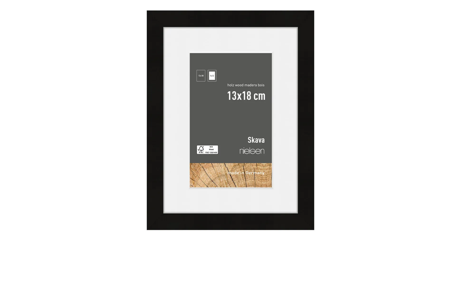 Holz-Bilderrahmen Skava 13 x 18 cm