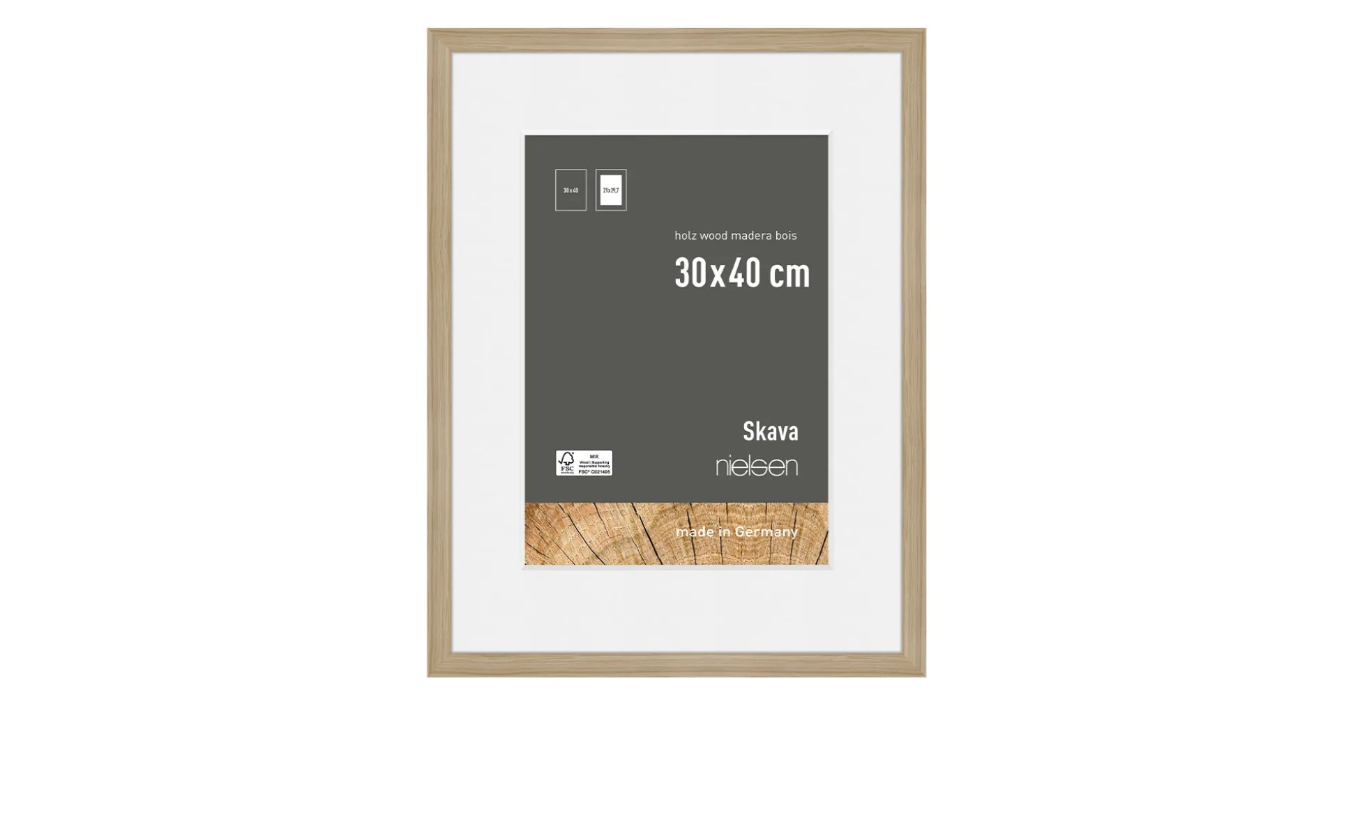 Holz-Bilderrahmen Skava 30 x 40 cm