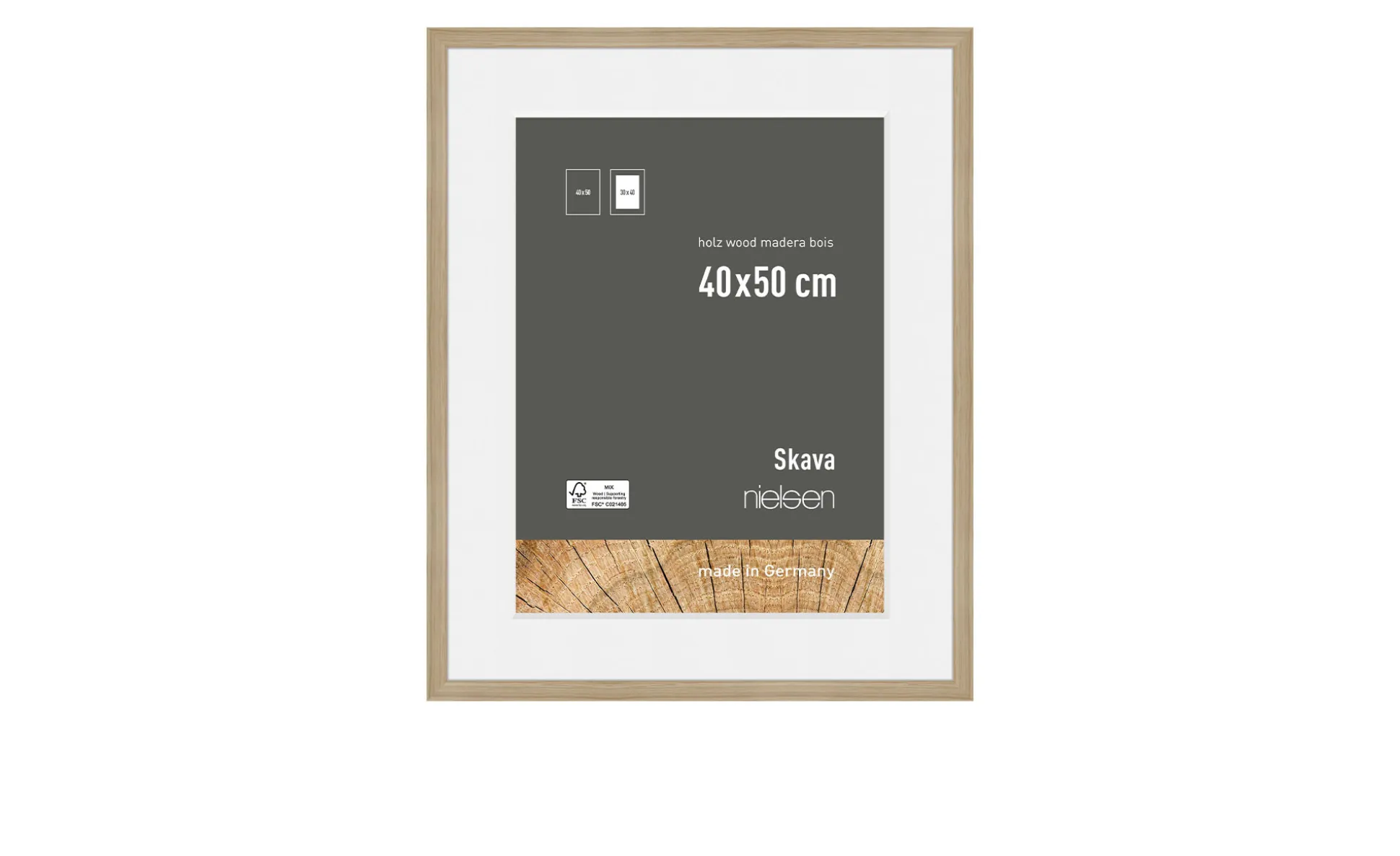 Holz-Bilderrahmen Skava 40 x 50 cm