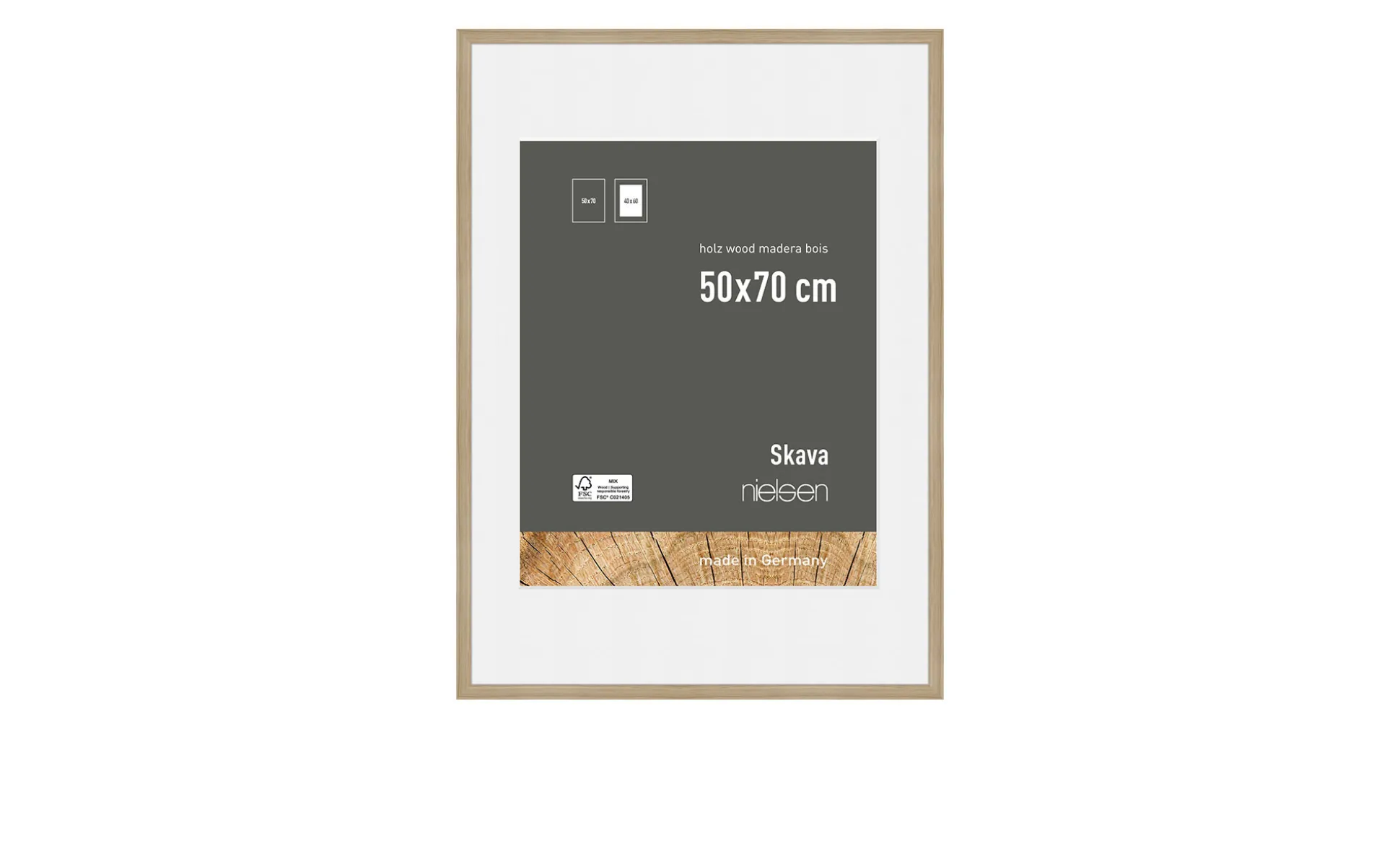 Holz-Bilderrahmen Skava 50 x 70 cm