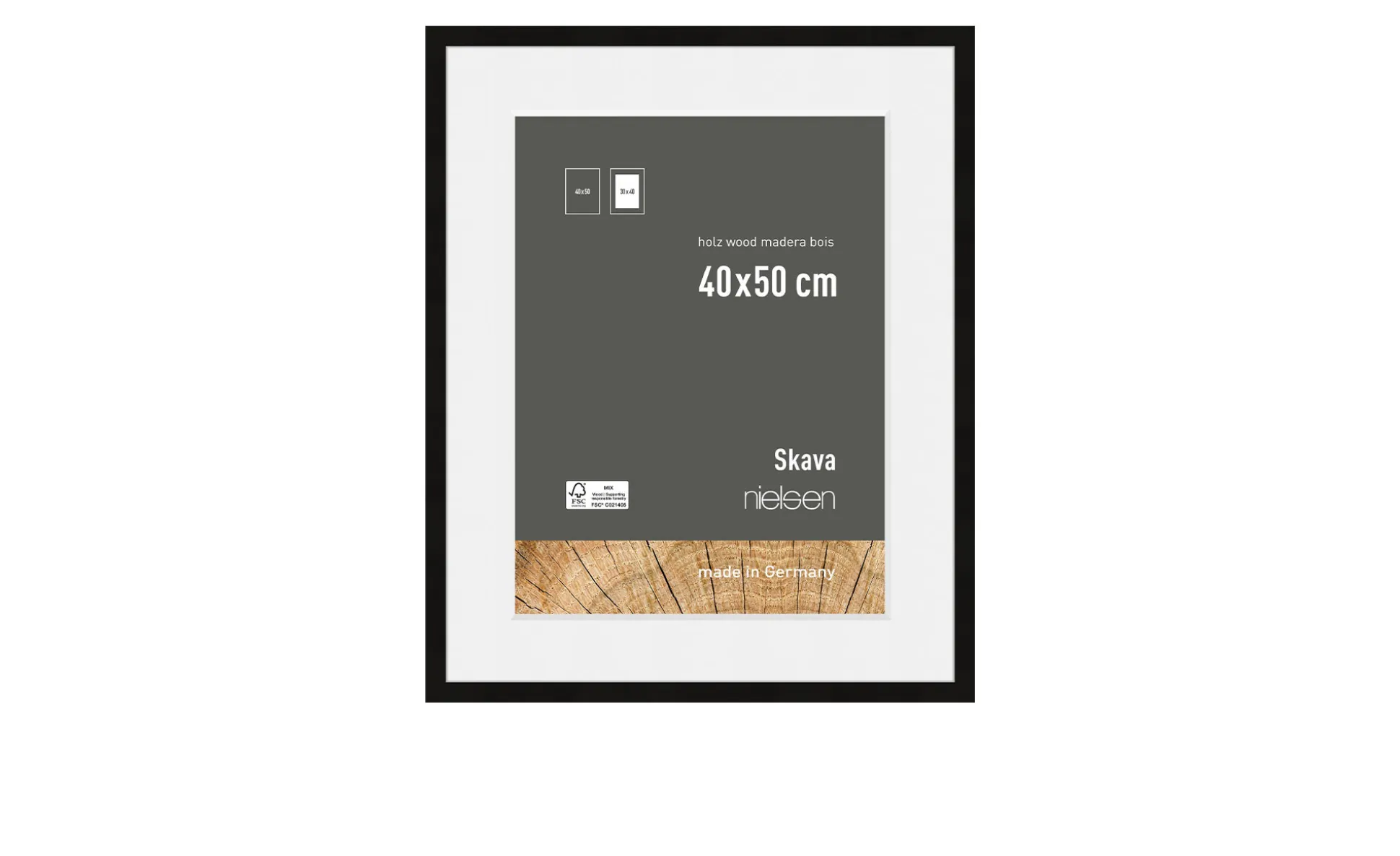 Holz-Bilderrahmen Skava 40 x 50 cm