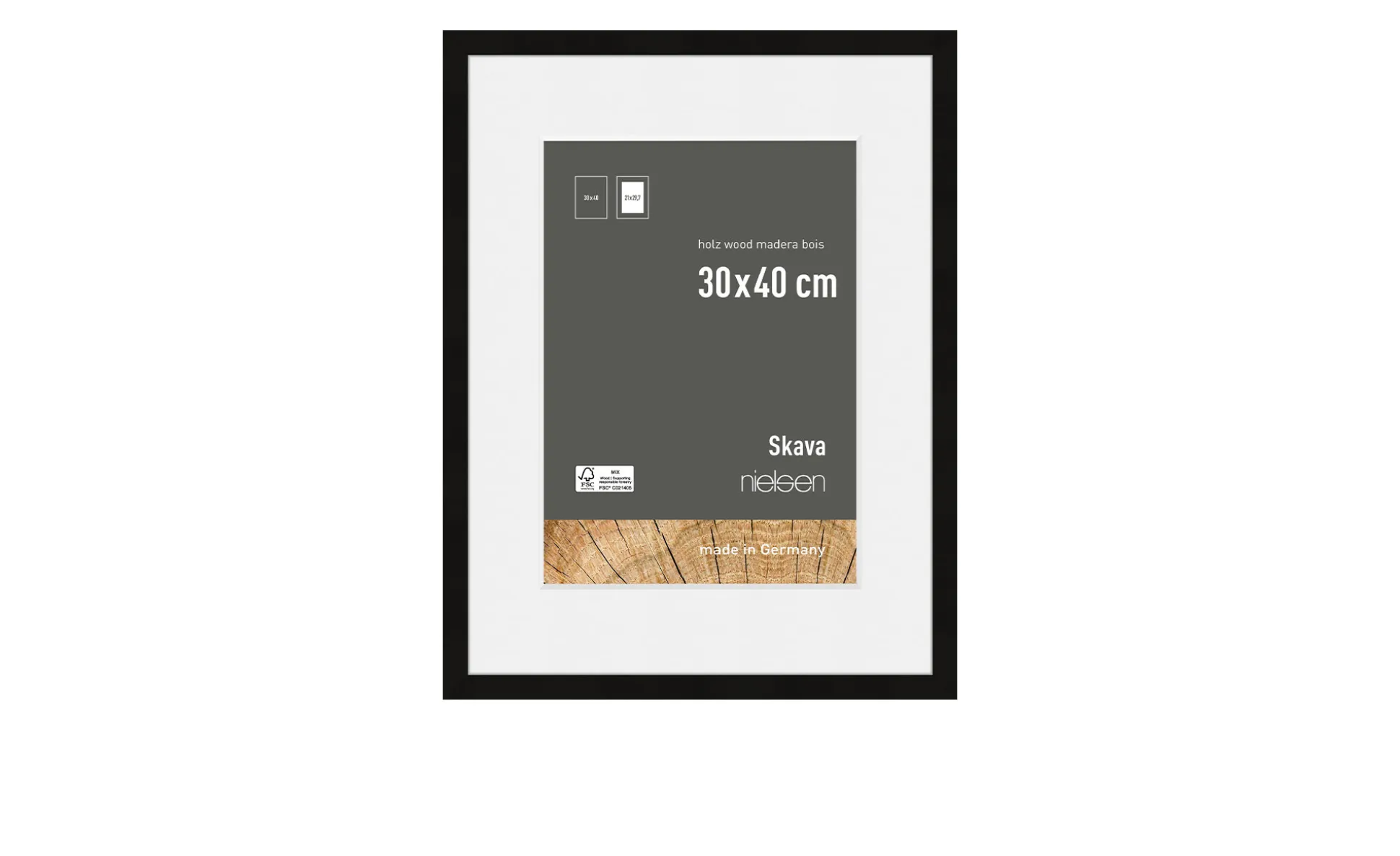 Holz-Bilderrahmen Skava 30 x 40 cm