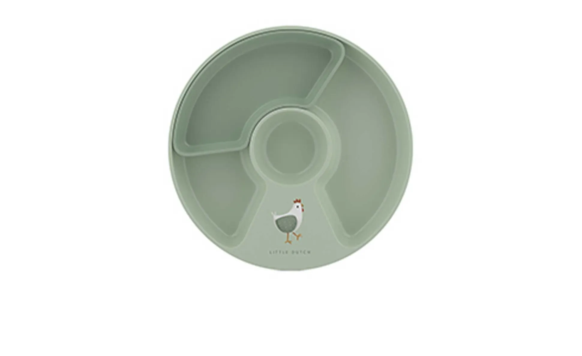 Kinderteller mit Unterteilung Mio Little Farm 20 cm