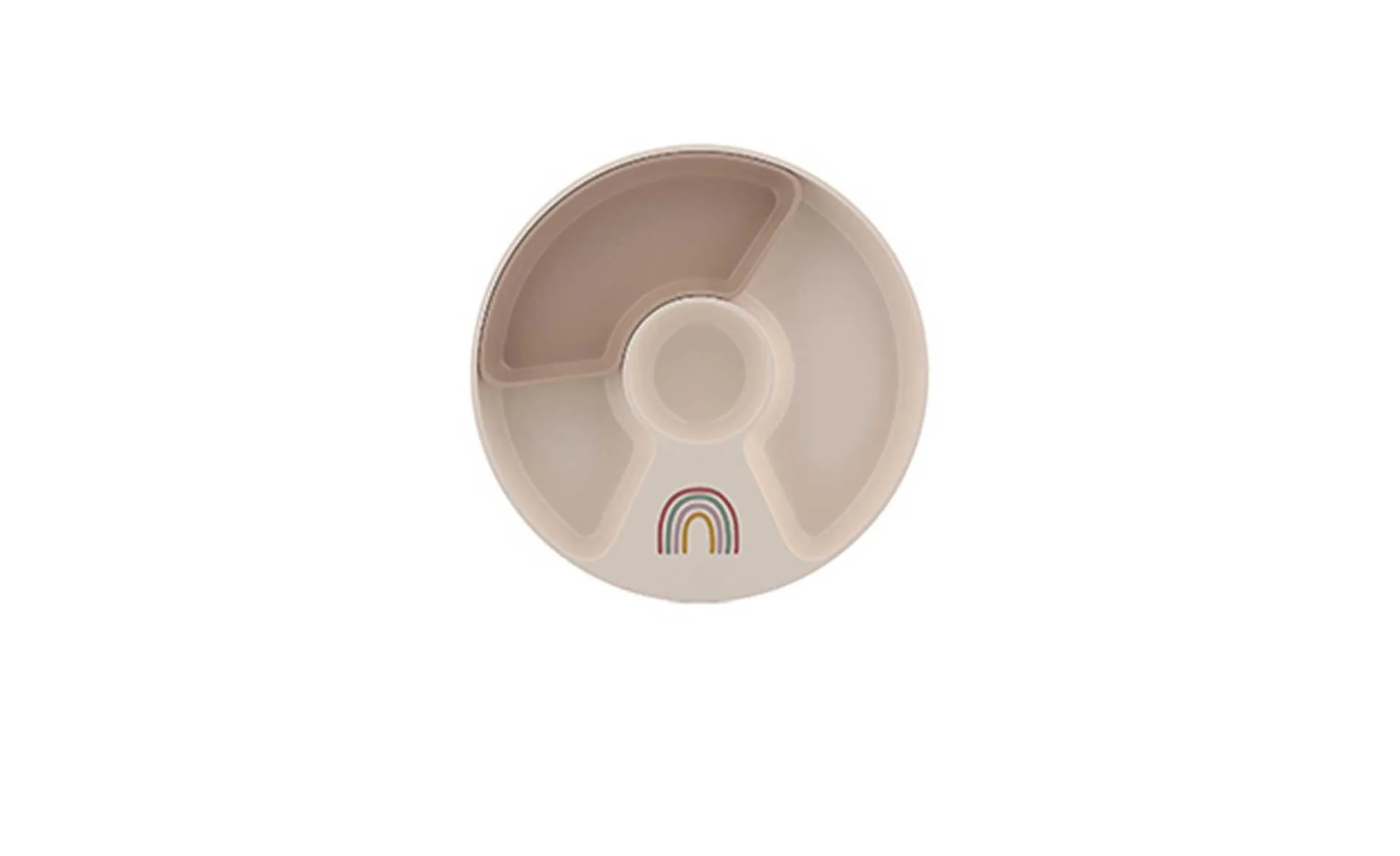Kinderteller mit Unterteilung Mio Sunshine & Rainbow 20 cm