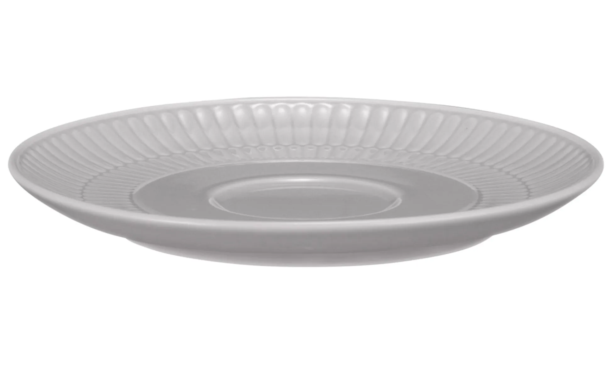 Kombi-Untertasse Amina 16 cm Grau