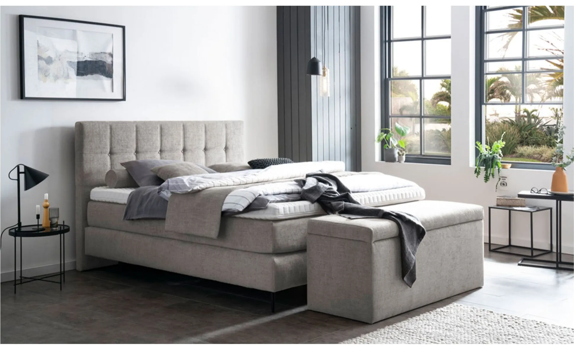 Komfort-Boxspringbett MONDO Barell-Almeria