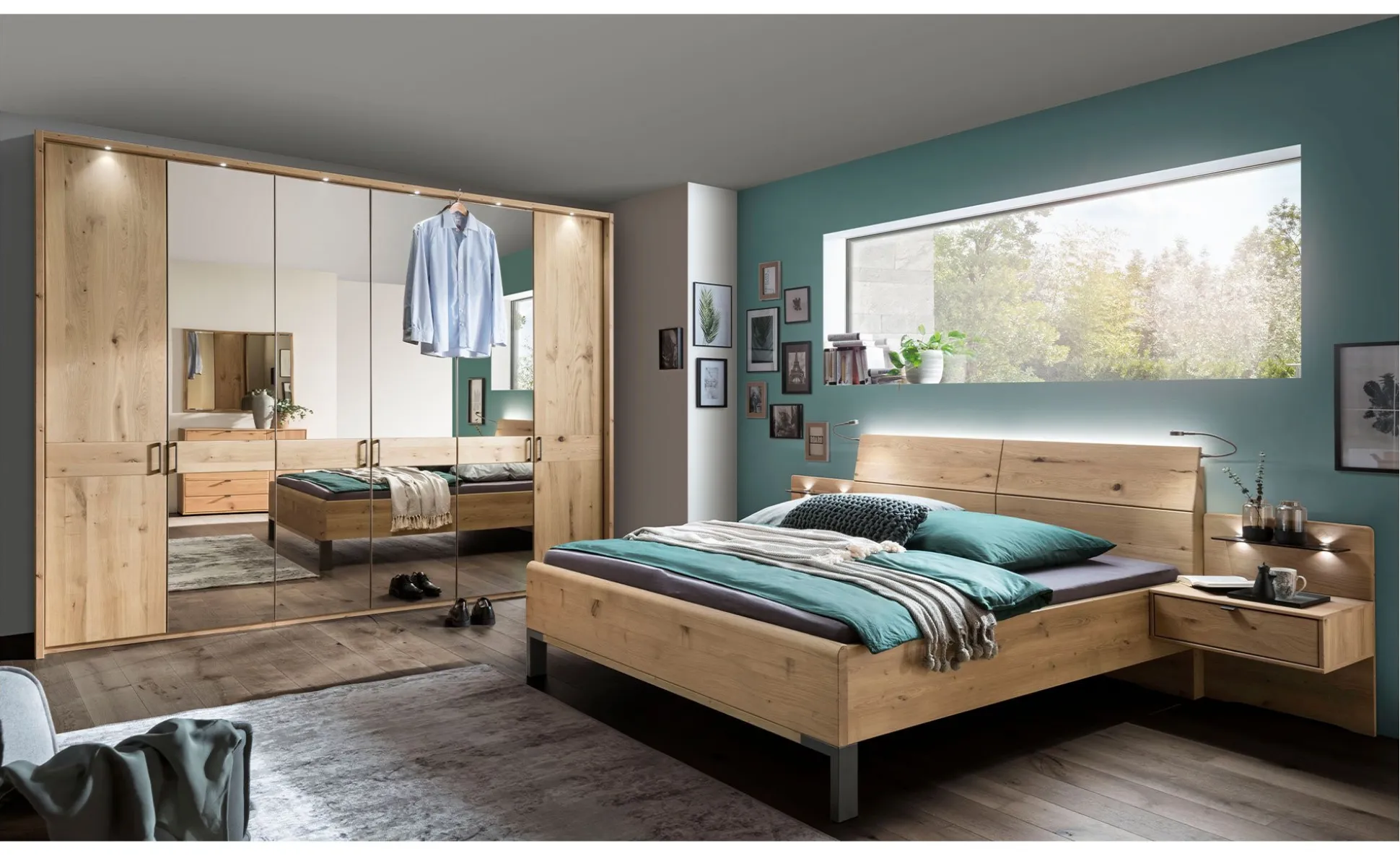 Komfort-Drehtürenschrank MONDO NATUR Arezzo