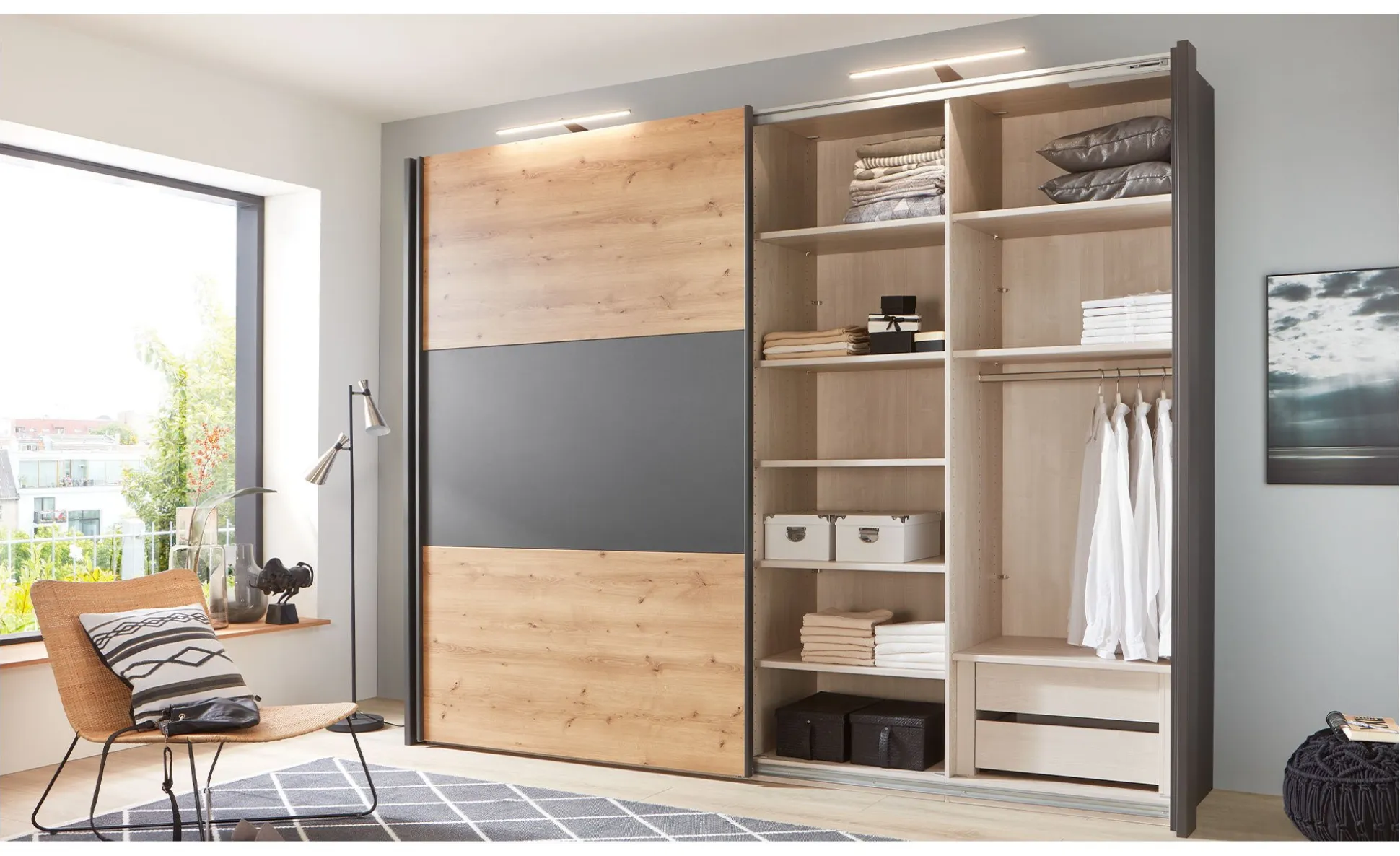 Komfort-Schwebetürenschrank Arrecife