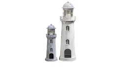 Laterne Leuchtturm 54 cm