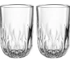 Latte-Macchiatoglas Gocce 2er-Set 280 ml