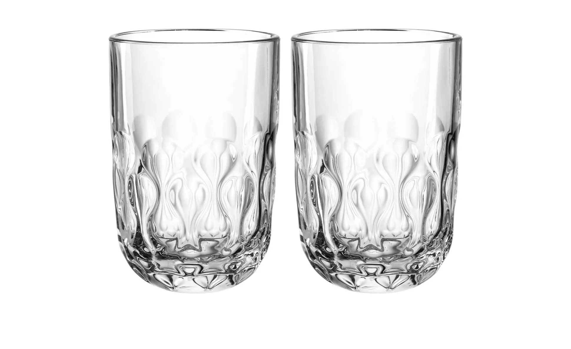 Latte-Macchiatoglas Gocce 2er-Set 280 ml