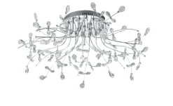 LED-Deckenleuchte Crystal 77 cm