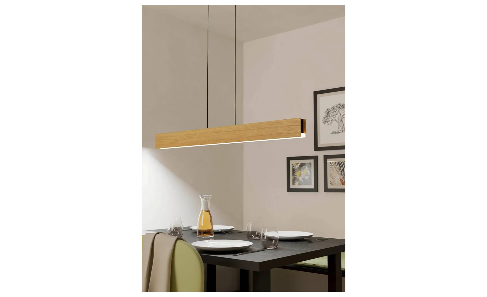 LED-Hängeleuchte Anchorena-Z 123 cm