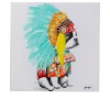 Leinwandbild Headdress Dog