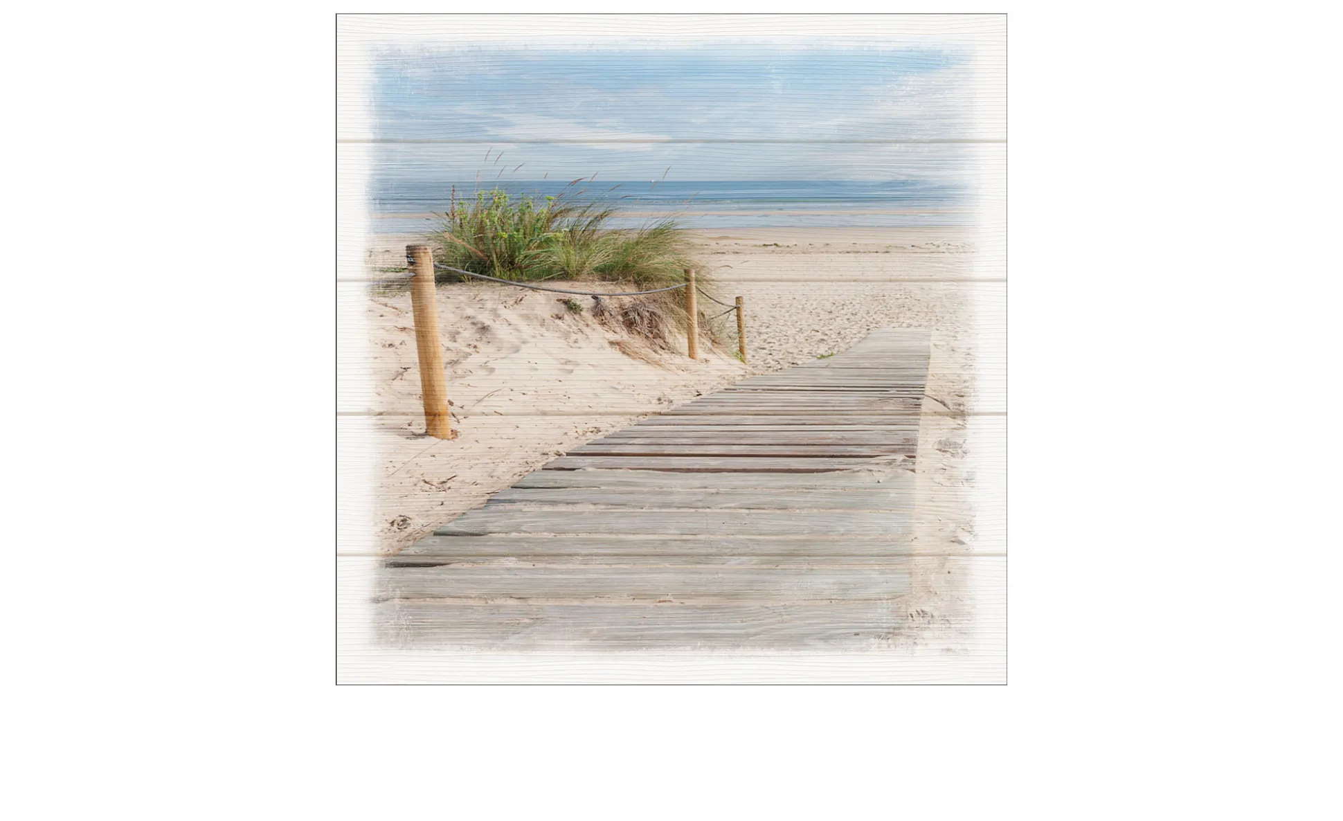 Leinwandbild Sand Dunes I 40 x 40 cm