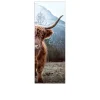 Leinwandbild Scottish Highland Cattle 30 x 80 cm