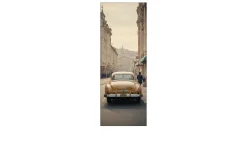 Leinwandbild Vintage Car On The Street II 27 x 77 cm