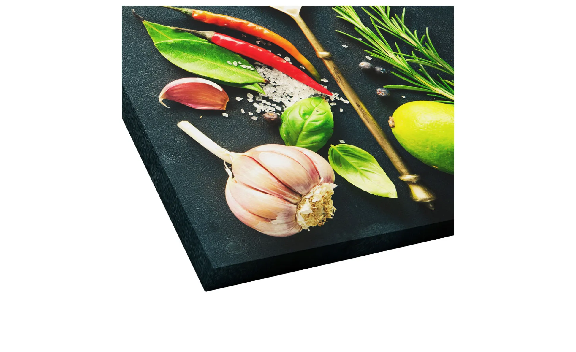 Leinwandbild Vintage Herbage 30 x 30 cm