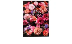Leinwand Touched Flower Bouquet 140 x 200 cm