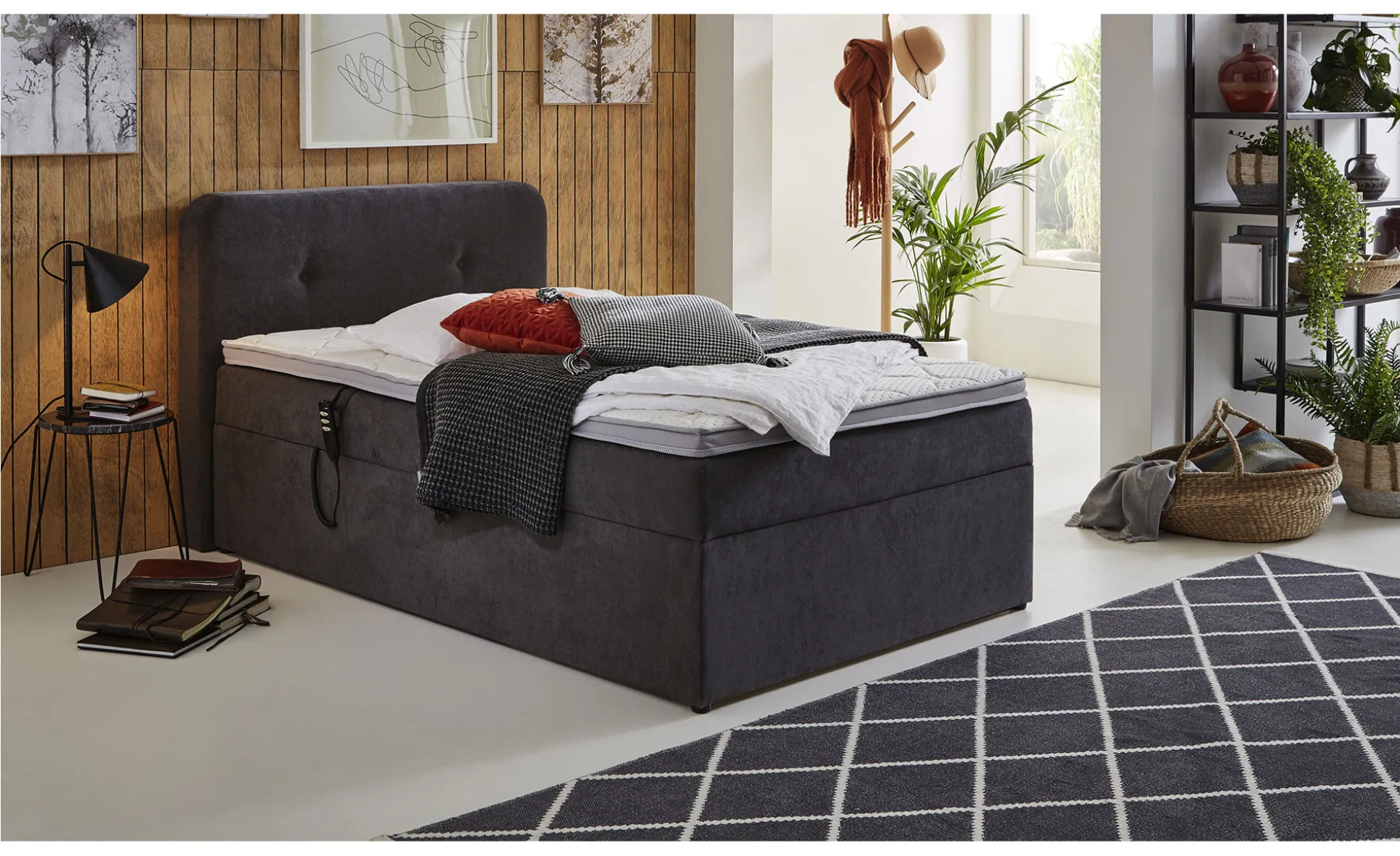 Motor-Boxspringbett Gabriella