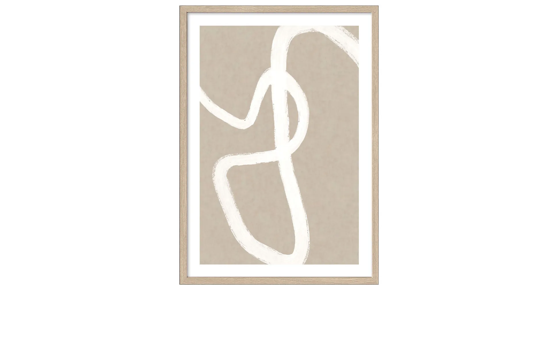Rahmenbild Abstract Line Graphics 75 x 105 cm