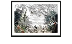 Rahmenbild Birds In The Jungle I 75 x 100 cm