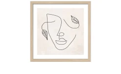 Rahmenbild Boho Style 33 x 33 cm