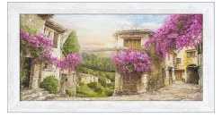 Rahmenbild Colourful Toscana 69 x 129 cm