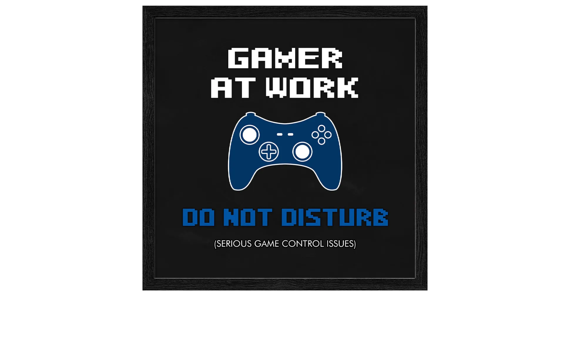 Rahmenbild Do Not Disturb 32,5 x 32,5 cm