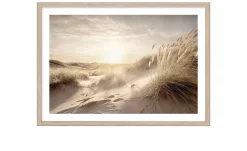 Rahmenbild Dune Grass At Sunrise 75 x 105 cm