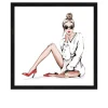 Rahmenbild Fashion Show 33 x 33 cm