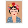 Rahmenbild Frida Kahlo II 42,5 x 32,5 cm