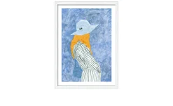 Rahmenbild Girl With Sun Hat 55 x 75 cm