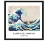 Rahmenbild Hokusai The Great Wave 53 x 53 cm