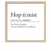 Rahmenbild Hopitmist 33 x 33 cm