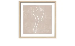 Rahmenbild Line Drawing Act III 32,5 x 32,5 cm