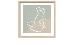 Rahmenbild Line Drawing Act II 32,5 x 32,5 cm