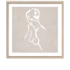 Rahmenbild Line Drawing Act I 52,5 x 52,5 cm