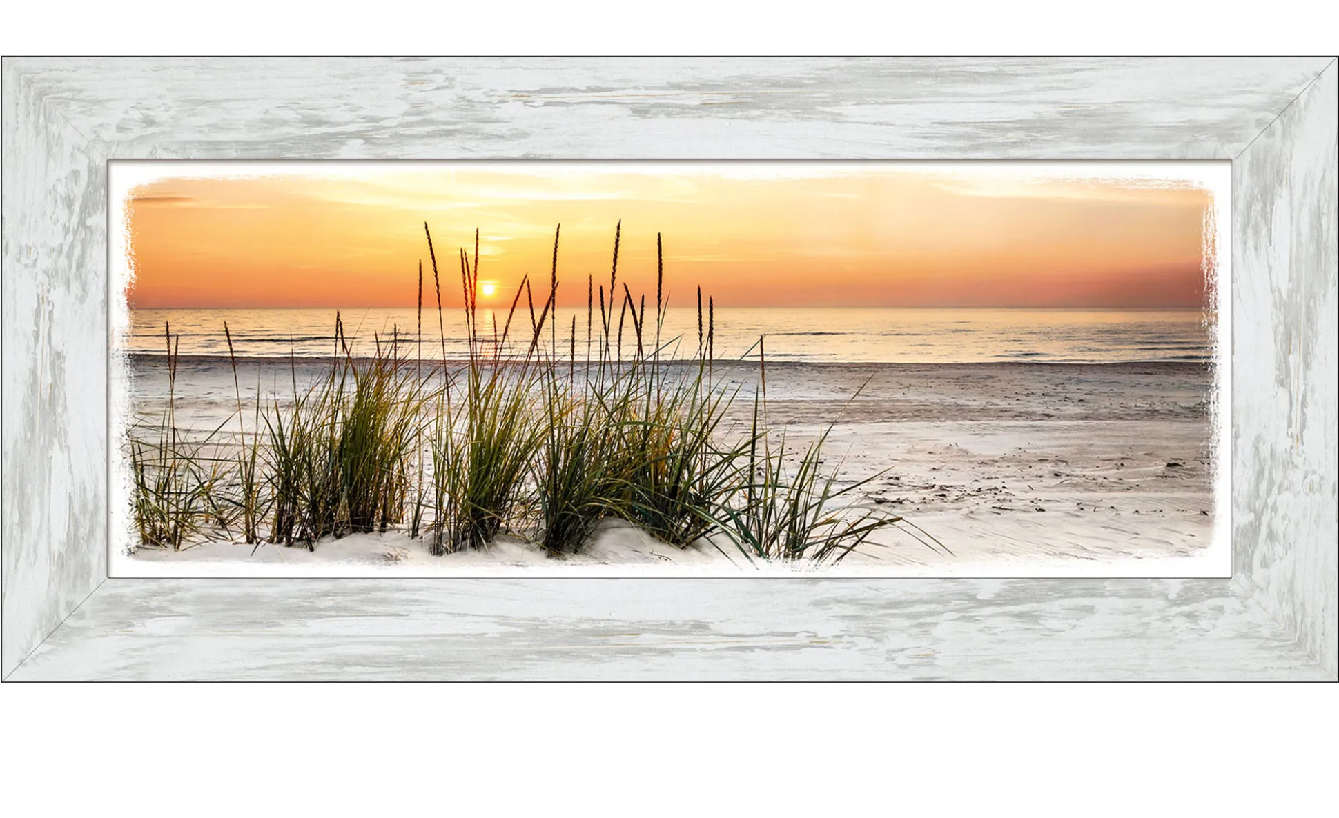 Rahmenbild Lonely Dune 44 x 94 cm