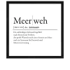 Rahmenbild Meerweh 33 x 33 cm