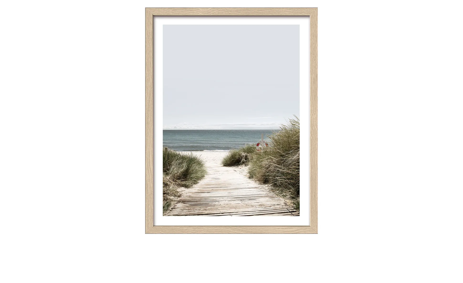 Rahmenbild Nordic Beach Atmosphere 33 x 43 cm