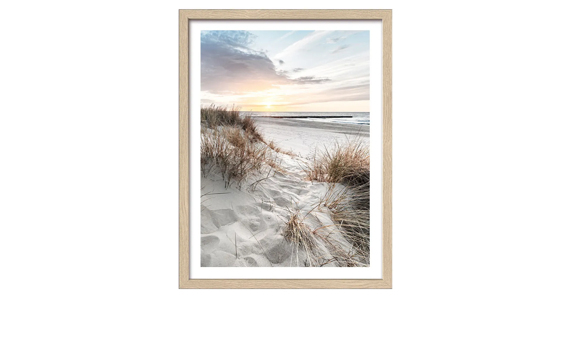 Rahmenbild Nordic Beach Atmosphere 33 x 43 cm