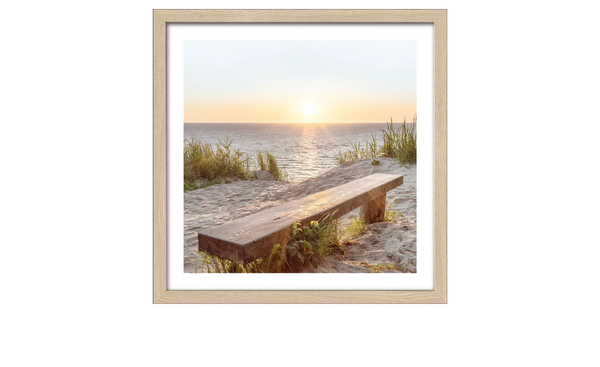 Rahmenbild Nordic Beach Atmosphere 33 x 33 cm