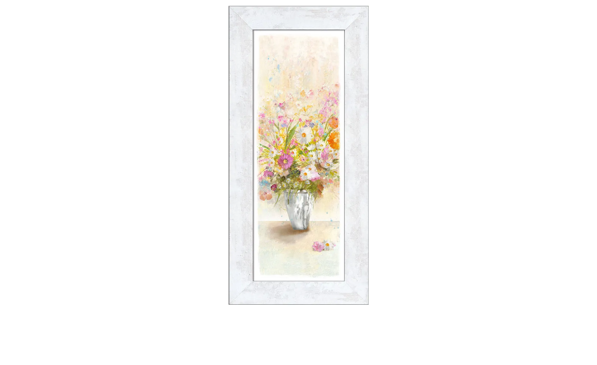 Rahmenbild Retro Bunch of Flowers 44 x 94 cm