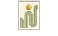Rahmenbild Shapes of the Earth 33 x 43 cm