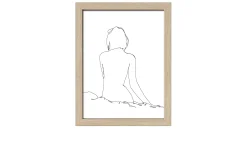 Rahmenbild Sketch of a Woman 33 x 43 cm