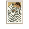 Rahmenbild Striped Woman 55 x 75 cm