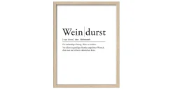 Rahmenbild Weindurst 33 x 43 cm