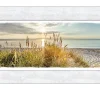 Rahmenbild Wilder Strand 44 x 94 cm